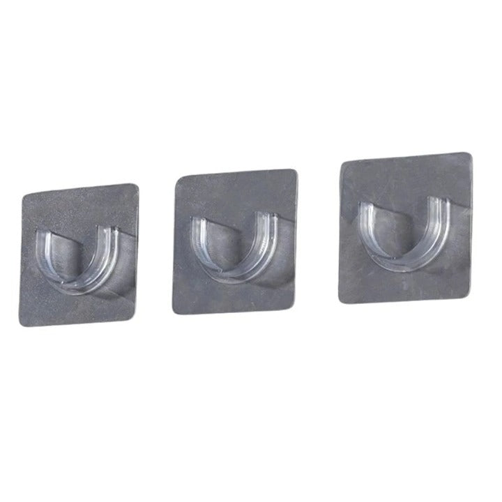 Invisible Curtain Rod Holder – Self-Adhesive Hook for Bathroom & Bedroom (Pack of 6)