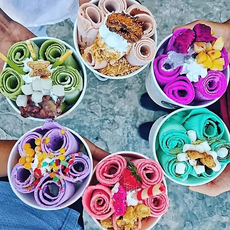 Instant Ice Cream Roller Plate – Make Frozen Yogurt, Sorbet & More