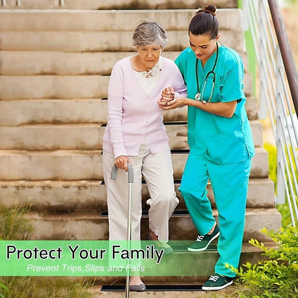 Anti-Slip Safety Grip Tape with High Visibility Glow , Ideal For Stairs & Floors-2 Inch x 5 Meters