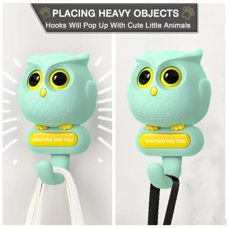 Blinking Owl Adhesive Hooks